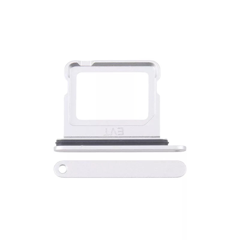 Sim Tray For Apple iPhone 16 (6.1) White